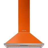 Smeg KPF9OR Decoratieve muurdampkap 90cm
