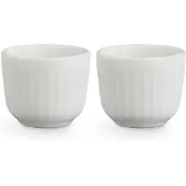 Kähler Hammershøi eierdop 2-pack wit