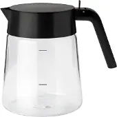 Stelton Nohr glazen kan 1,2 l Black metallic