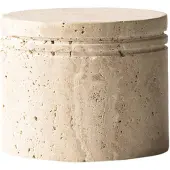 Tell Me More Travertijn pot met deksel Ø13 cm