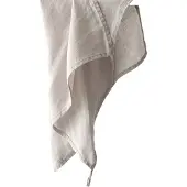 Tell Me More keukenhanddoek linnen 50x70 cm Warm grijs