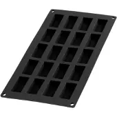 Lékué Bakvorm 20 Financiers - Siliconen - Black