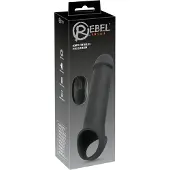 Rebel - vibrerende penis sleeve - oplaadbaar met afstandsbediening - zwart