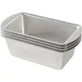 Nordic Ware Naturals Mini Loaf broodvorm 4-pack Aluminium