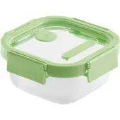 Lékué Vershouddoos - Glas - 520 ml - Vierkant - Green