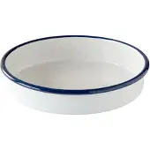 Kockums Jernverk Kockums ovenschaal Kockums white-blauw, rond, Ø24 cm