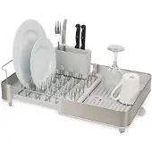 Joseph Joseph Afdruiprek Extend Steel Dish Rack Beige