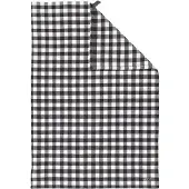 ERNST keukenhanddoek geruit 47x70 cm Grijsblauw-wit
