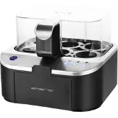 Emerio Smart Eierkoker Elektrisch - Voor 6 Eieren - 400W - Spraakmeldingen - Hard, zacht en medium gekookt tegelijk - Inclusief Maatbeker - EB-123177.12 - Eierkoker Zwart