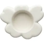 Marimekko Unikko kaarsenhouder 3x10 cm Matte white