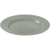 Lyngby Porcelæn - Rhombe Earth Lunchbord - Ø21 cm - Mos