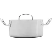 Heirol Steely Classic Triply kookpot met deksel 3 liter Roestvrij staal