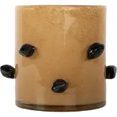 By On Arlo kaarsenhouder M Ø15 cm Beige-zwart