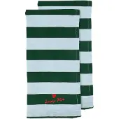 By On Love theedoek 50x70 cm 2-pack Groen-lichtblauw