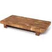 Culimat snijplank 50x25 cm Eikenhout-roestvrij stalen plaat