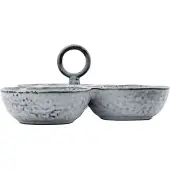 House Doctor Rustic serveerschalen Grijs-blauw