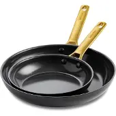 Greenpan Padova Koekenpannenset 20 + 26 cm zwart