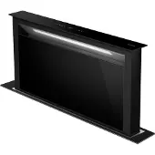 Smeg Volledig integreerbaar Afzuigkap, Volledig integreerbaar, Universeel, Zwart, 90 cm, A