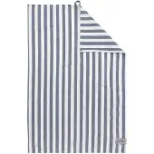 ERNST Theedoek 47x70 Cm Wit/blauw - Keukenhanddoeken Katoen White - 117543