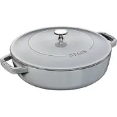Staub Sauteerpan Chistera Grafietgrijs 28 cm
