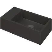 Ink versus fontein quartz zonder kraangat links zwart 36x18x9 cm
