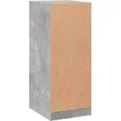 vidaXL Kledingkast 48x41x102 cm bewerkt hout betongrijs