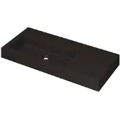 Ink Wastafel Momento 1000x450x90 mm Quartz zwart 3421235