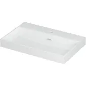 Ink Wastafel Urban Porselein met 1 kraangat 70 cm x 45 cm x 8 cm Glans wit 0201021
