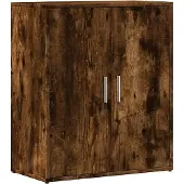 vidaXL Dressoir 60x31x70 cm bewerkt hout gerookt eikenkleurig