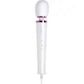 Le Wand Petite Plug-In - wand vibrator - oplaadbaar - wit