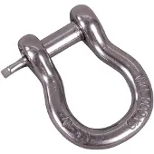 WICHARD Stainless Steel Captive Lyre Shackle Zilver 10 mm