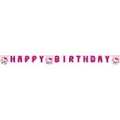 Decorata Party Hello Kitty Fashion Happy Birthday Letterslinger - 2 m