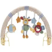 Baby Mix kinderwagen trapeze met pluche speeltjes - Babygym