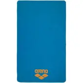 Arena Handdoek 'MICROFIBER TOWEL' blauw denim / mosterd