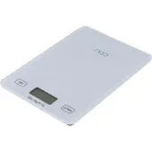 NOD Keukenweegschaal 15x21,5 Cm Wit - Keukenweegschalen White - NOD0041