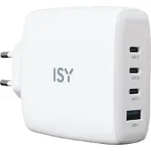 ISY Oplader Gan 140w Wit (iac-5140-wt)