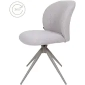 Home67 Eetkamerstoel cosmo bouclé naturel