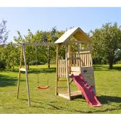 Wendi Toys Speelhuis panda met glijbaan wtj4 270x270x290 cm
