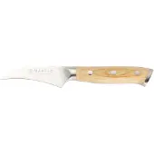 Mareld Tournier Knife 7 Cm - Schilmessen Roestvrijstaal Light Wood - MAR0276