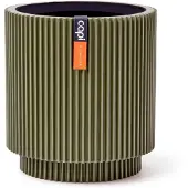 Capi Europe Bloempot Groove Groen D 15,2 H 16,5 Cm