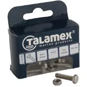 Talamex Hexagon Head 6 Units Grijs M4 x 50 mm