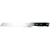 Mareld Broodmes 23 Cm Zwart - Broodmessen Roestvrijstaal Black - MAR0236
