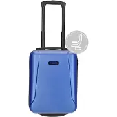 Enrico Benetti Edmonton Cabin Luggage Underseater Koffer 40 Steel Blue
