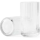 Lyngby Porcelæn Lyngby vaas glas transparant 31 cm.