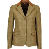 Dublin Slim-fit damesrijjas met suède kraag Albany Tweed