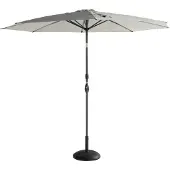 Hartman Sunline parasol r300cm - grijs - polyester