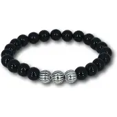 Leelavadee Jewelry Kralen armband Black Onyx Joe