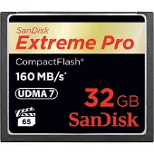 SanDisk 32GB Compact Flash Extreme Pro 160MB/sec geheugenkaart