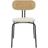 UMAGE Curious Eetkamerstoel Oak | Black | Teddy White