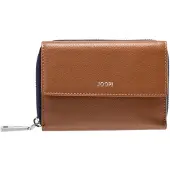 JOOP! Leren Portemonnee Lantea Blocking Martha Purse Cognac Bruine